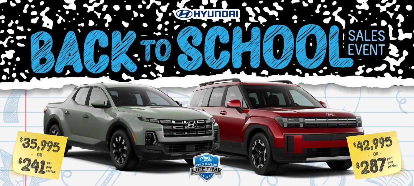 Hyundai Back to School Sales Event